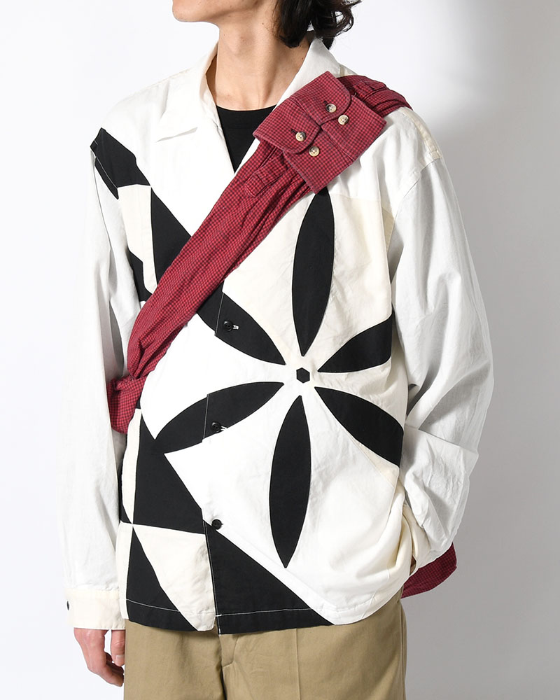 REWORK SHIRTS BAG -Used flannel shirts -TYPE:K-