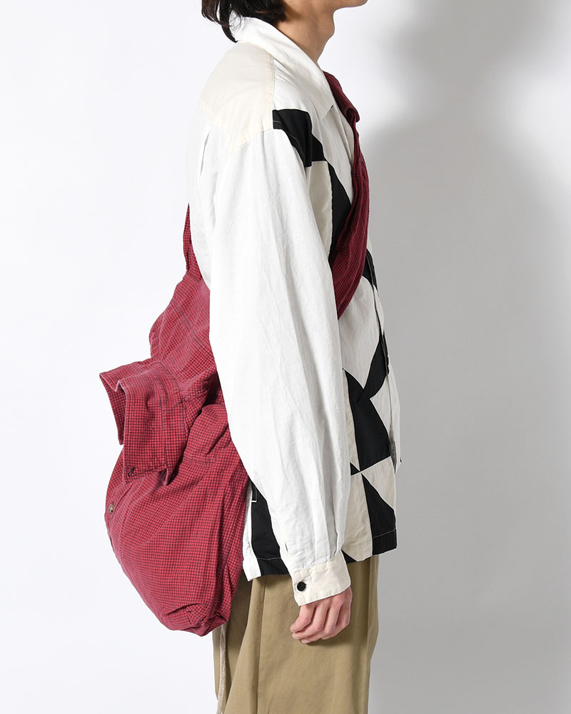 REWORK SHIRTS BAG -Used flannel shirts -TYPE:K-