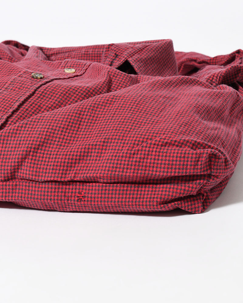 REWORK SHIRTS BAG -Used flannel shirts -TYPE:K-