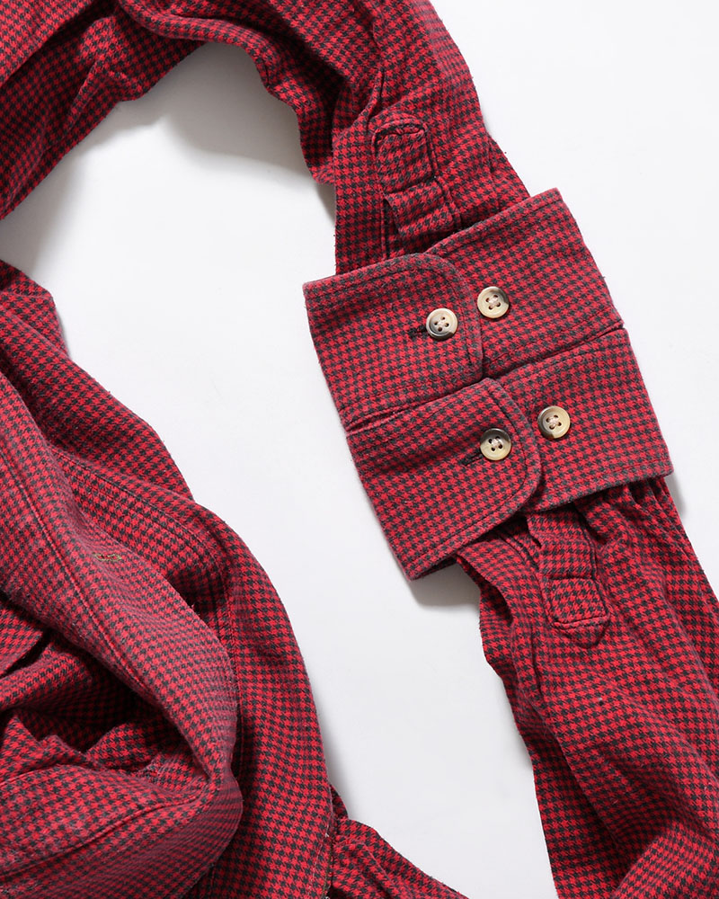 REWORK SHIRTS BAG -Used flannel shirts -TYPE:K-