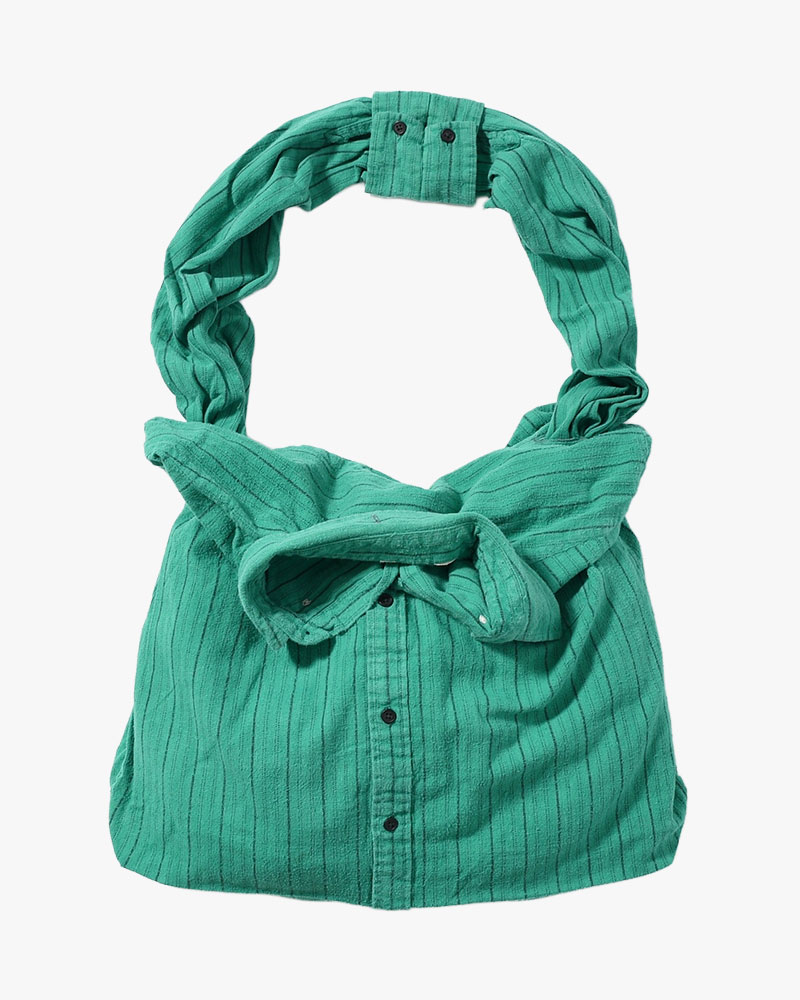 REWORK SHIRTS BAG -Used flannel shirts -TYPE:L-