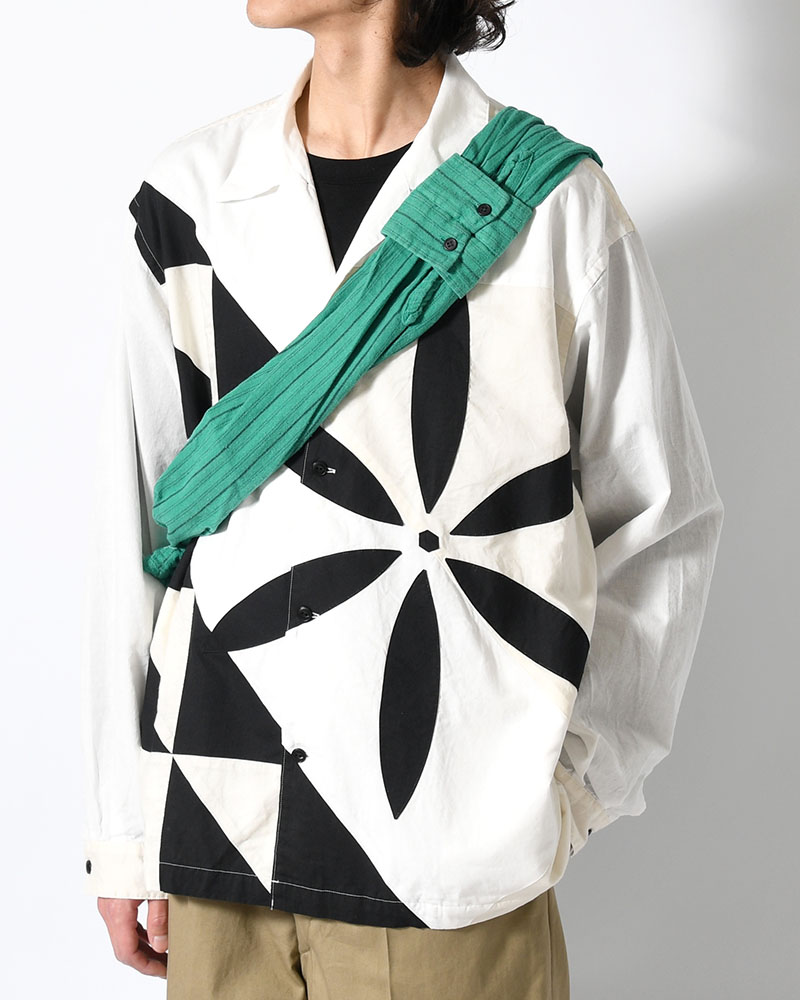 REWORK SHIRTS BAG -Used flannel shirts -TYPE:L-