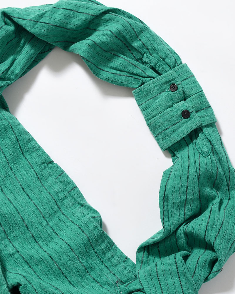 REWORK SHIRTS BAG -Used flannel shirts -TYPE:L-