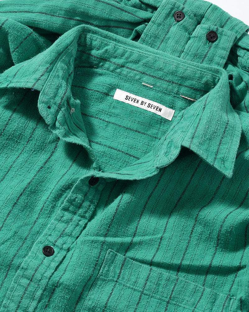 REWORK SHIRTS BAG -Used flannel shirts -TYPE:L-