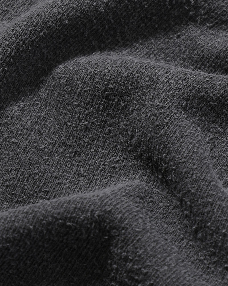 EASY TROUSERS -Silk noil Jersey -GRAISH NAVY-