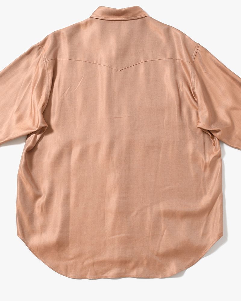 WESTERN SHIRTS -Heavy Cupra -BROWN-