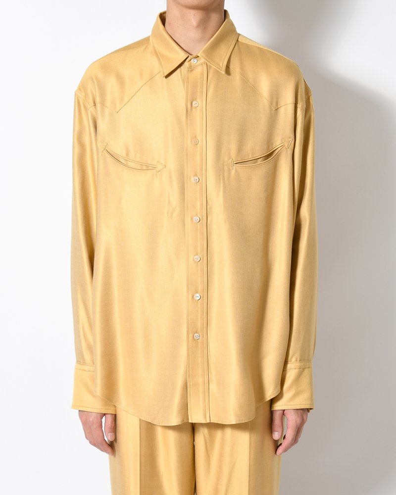 WESTERN SHIRTS -Heavy Cupra -YELLOW-