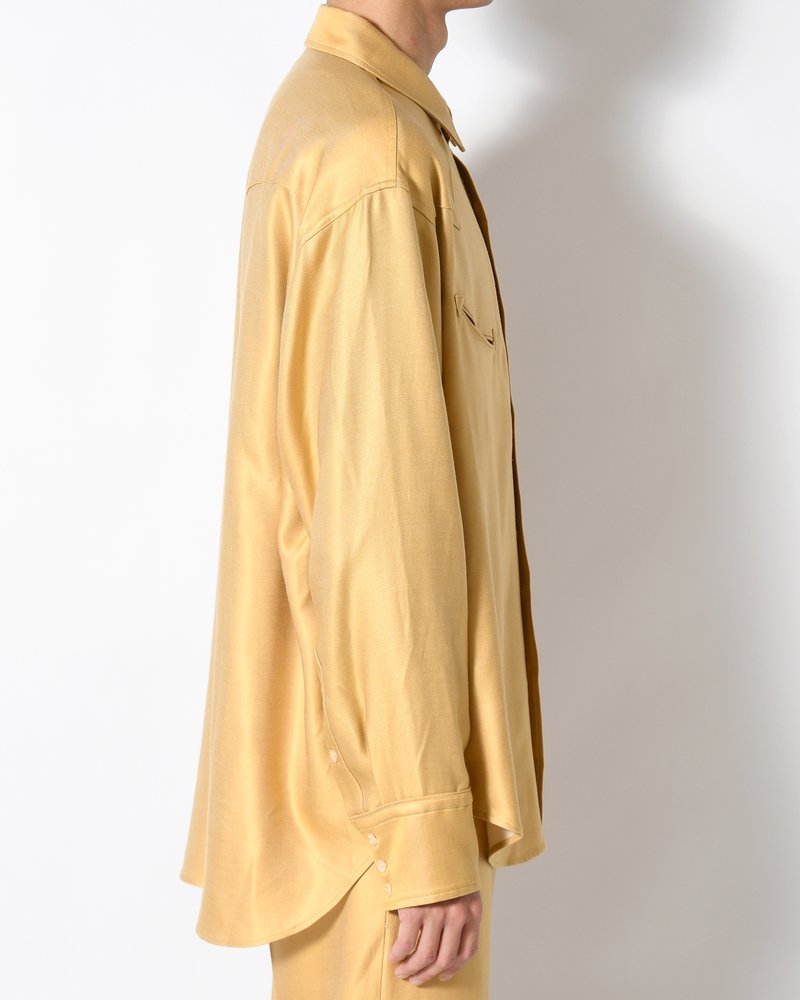 WESTERN SHIRTS -Heavy Cupra -YELLOW-