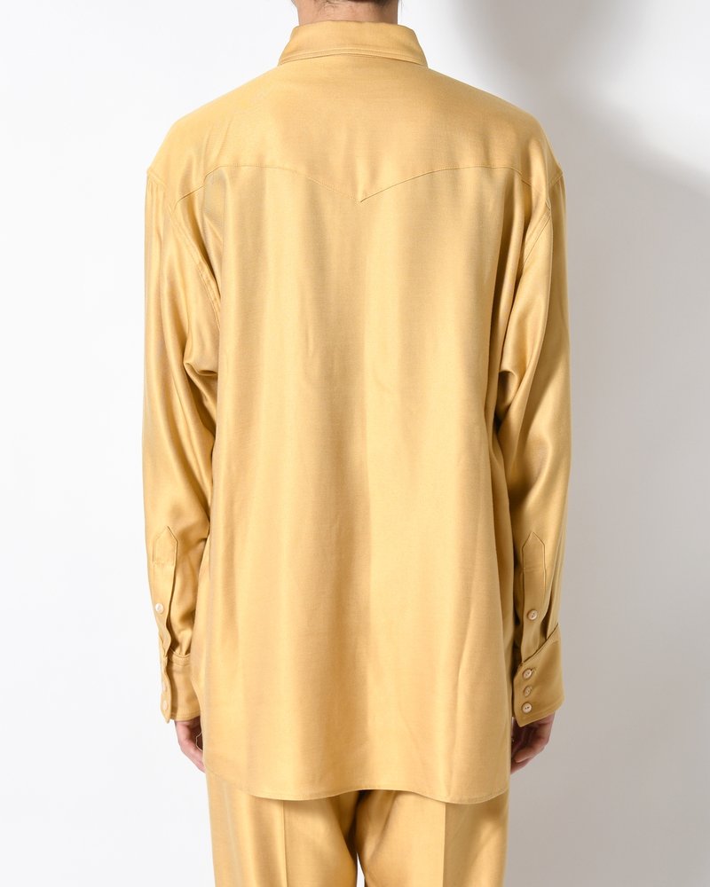 WESTERN SHIRTS -Heavy Cupra -YELLOW-