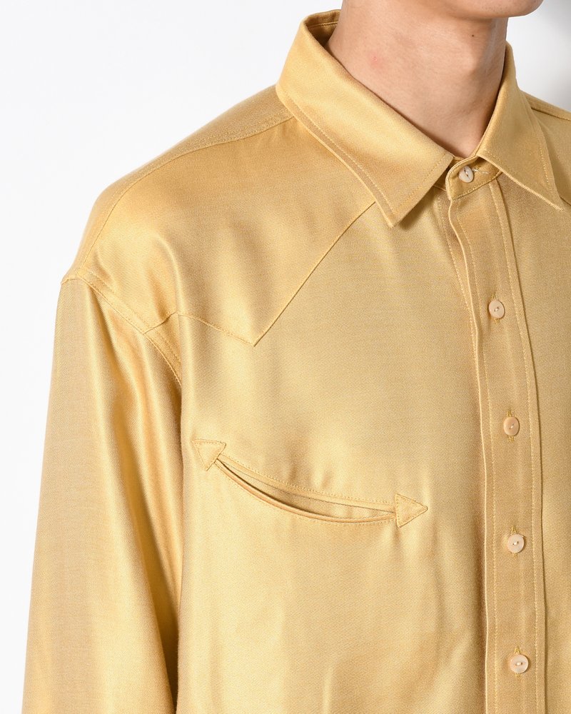 WESTERN SHIRTS -Heavy Cupra -YELLOW-