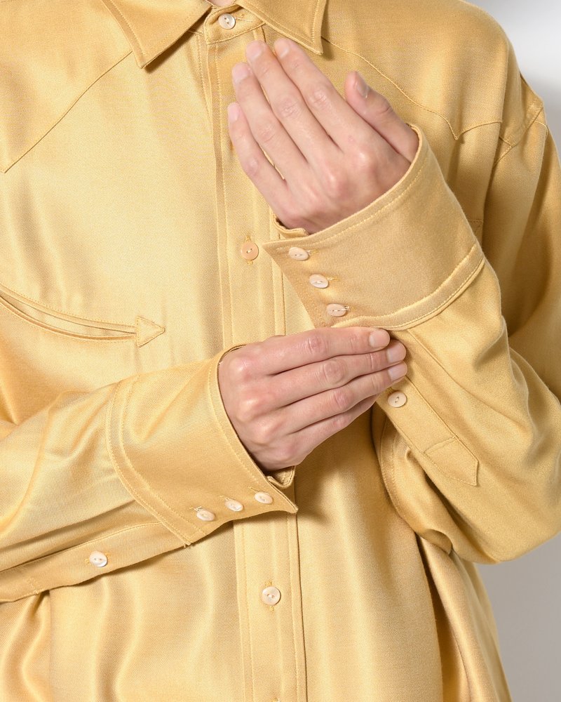 WESTERN SHIRTS -Heavy Cupra -YELLOW-
