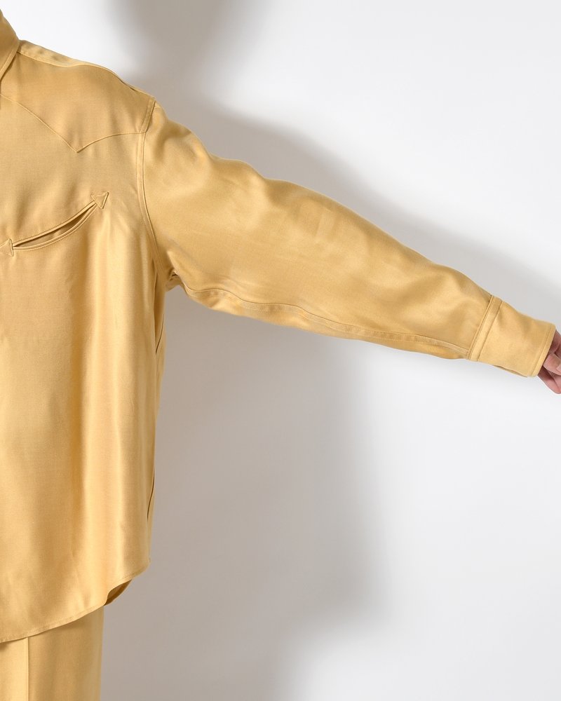 WESTERN SHIRTS -Heavy Cupra -YELLOW-