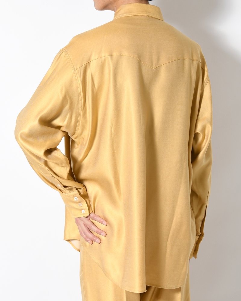 WESTERN SHIRTS -Heavy Cupra -YELLOW-
