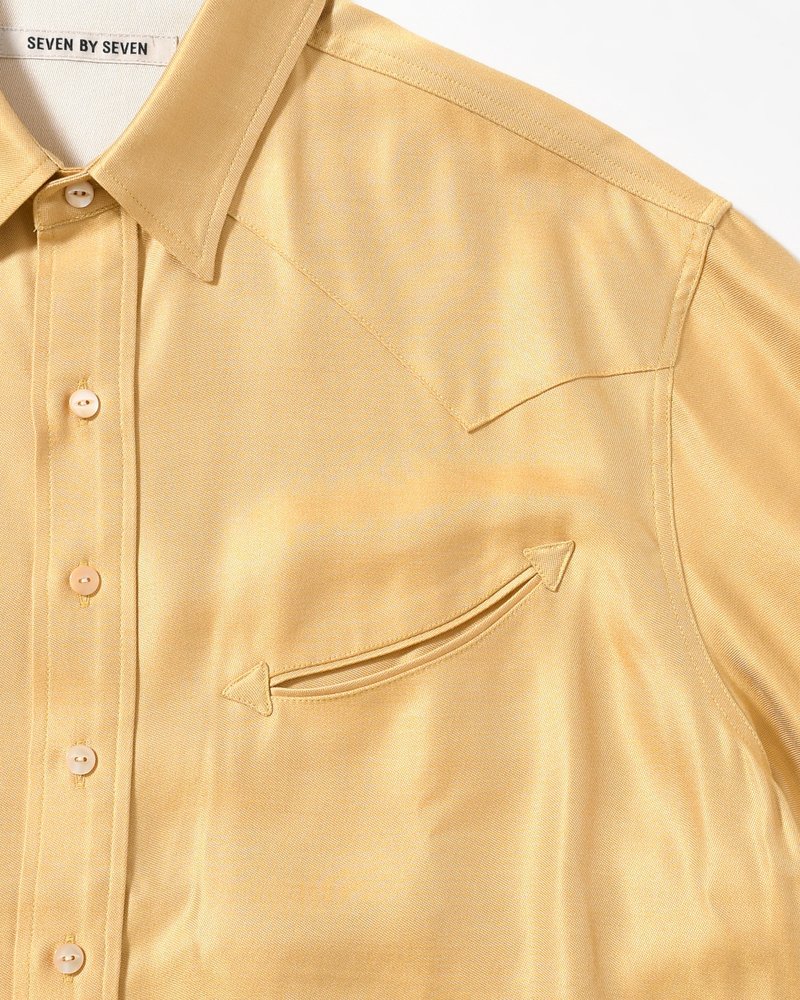 WESTERN SHIRTS -Heavy Cupra -YELLOW-