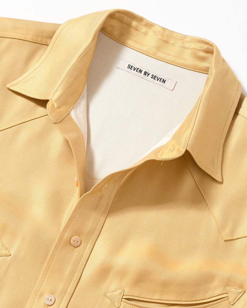 WESTERN SHIRTS -Heavy Cupra -YELLOW-