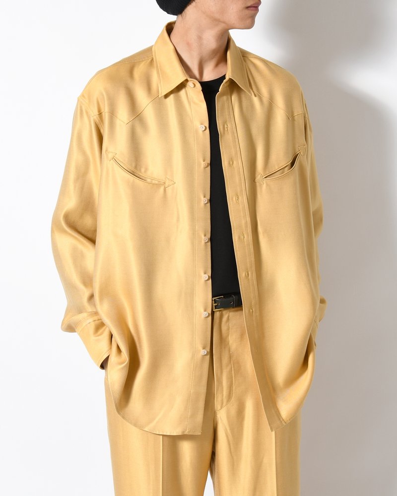 WESTERN SHIRTS -Heavy Cupra -YELLOW-