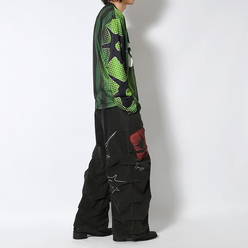 CELESTIAL EQUATOR EQUINOX PANTS -BLACK WASH-