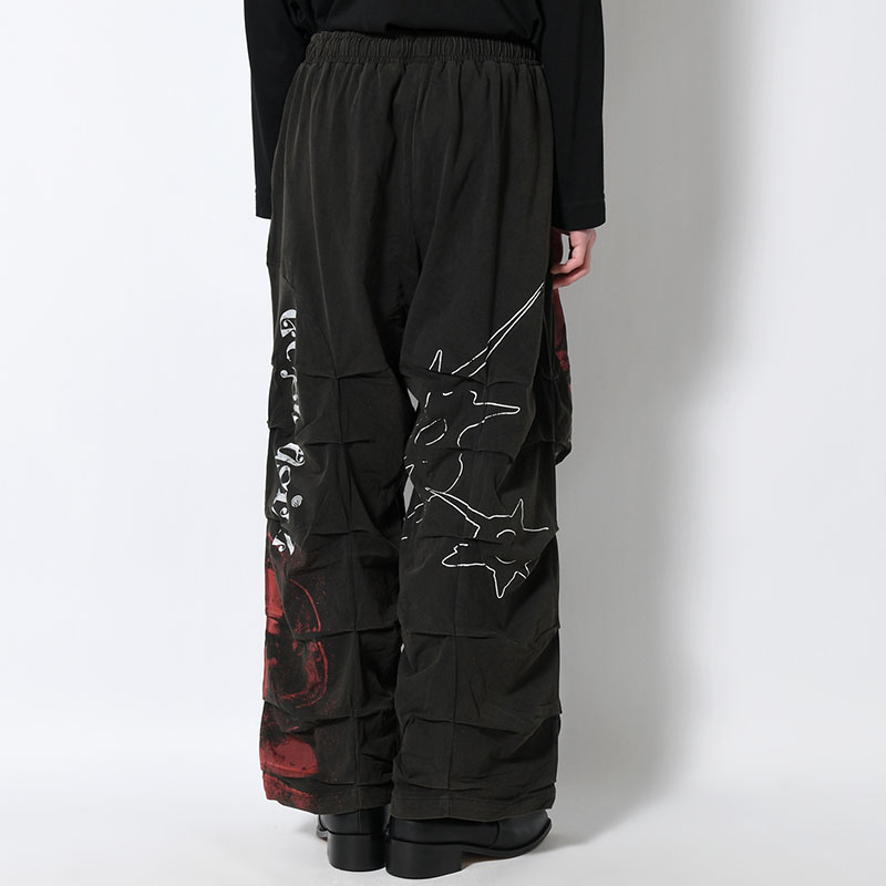 CELESTIAL EQUATOR EQUINOX PANTS -BLACK WASH-
