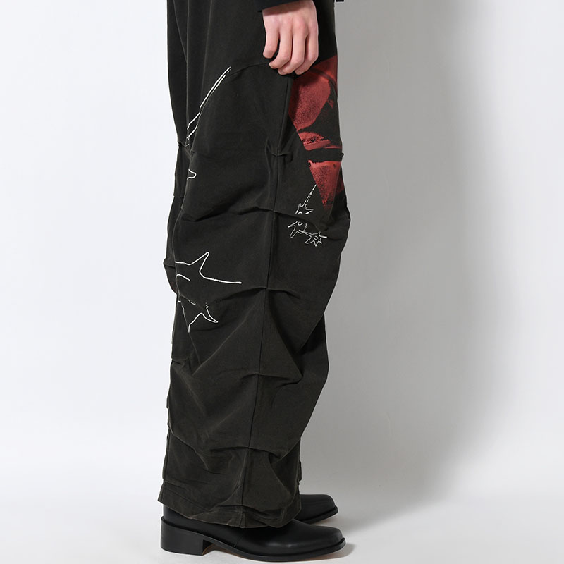 CELESTIAL EQUATOR EQUINOX PANTS -BLACK WASH-