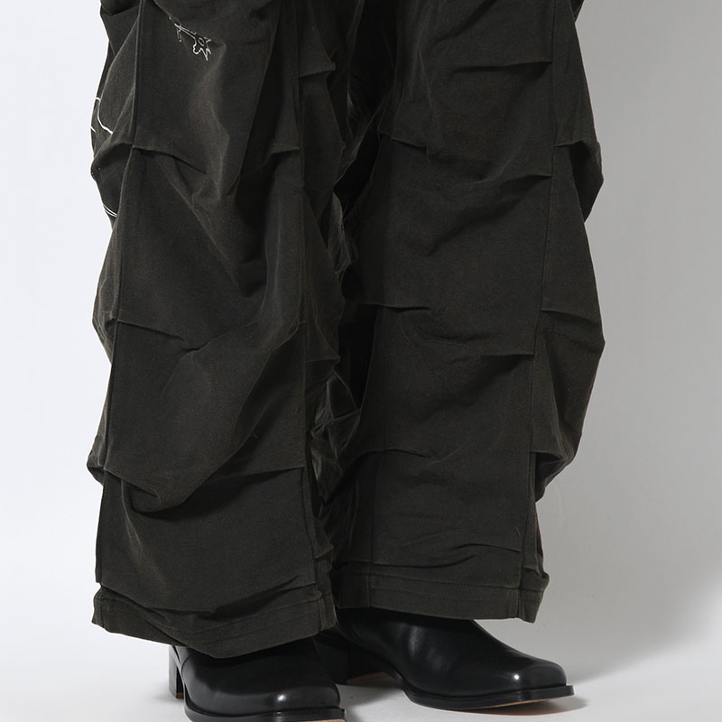 CELESTIAL EQUATOR EQUINOX PANTS -BLACK WASH-