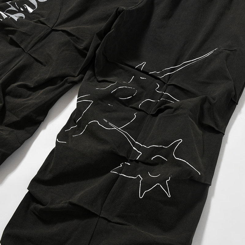 CELESTIAL EQUATOR EQUINOX PANTS -BLACK WASH-