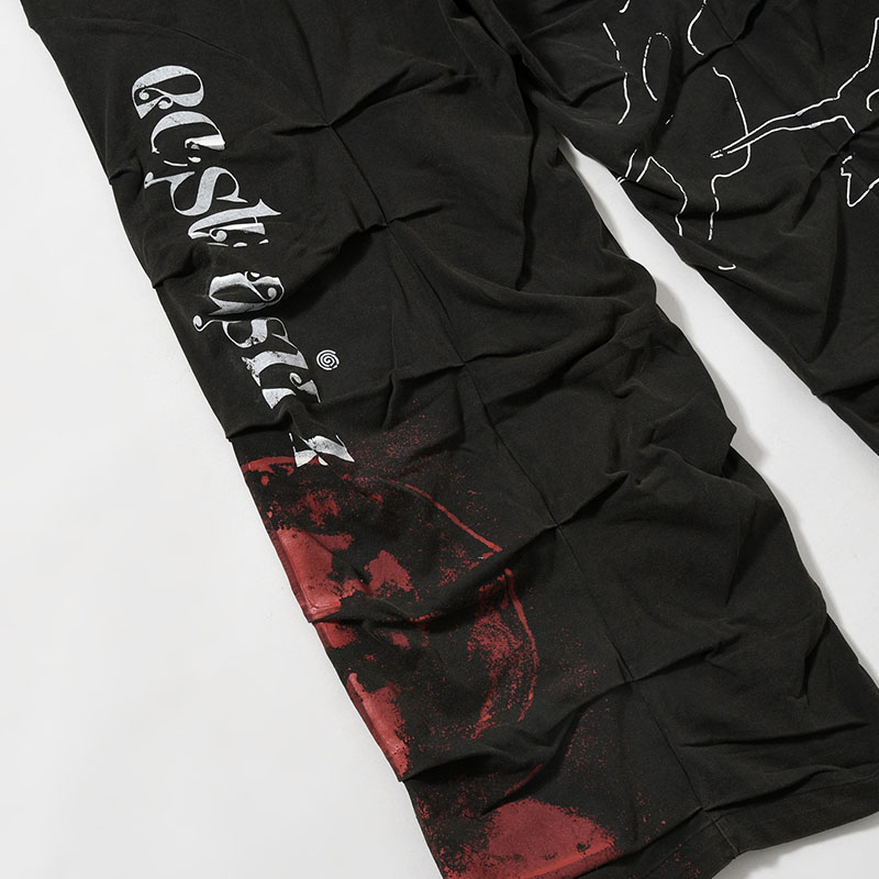 CELESTIAL EQUATOR EQUINOX PANTS -BLACK WASH-