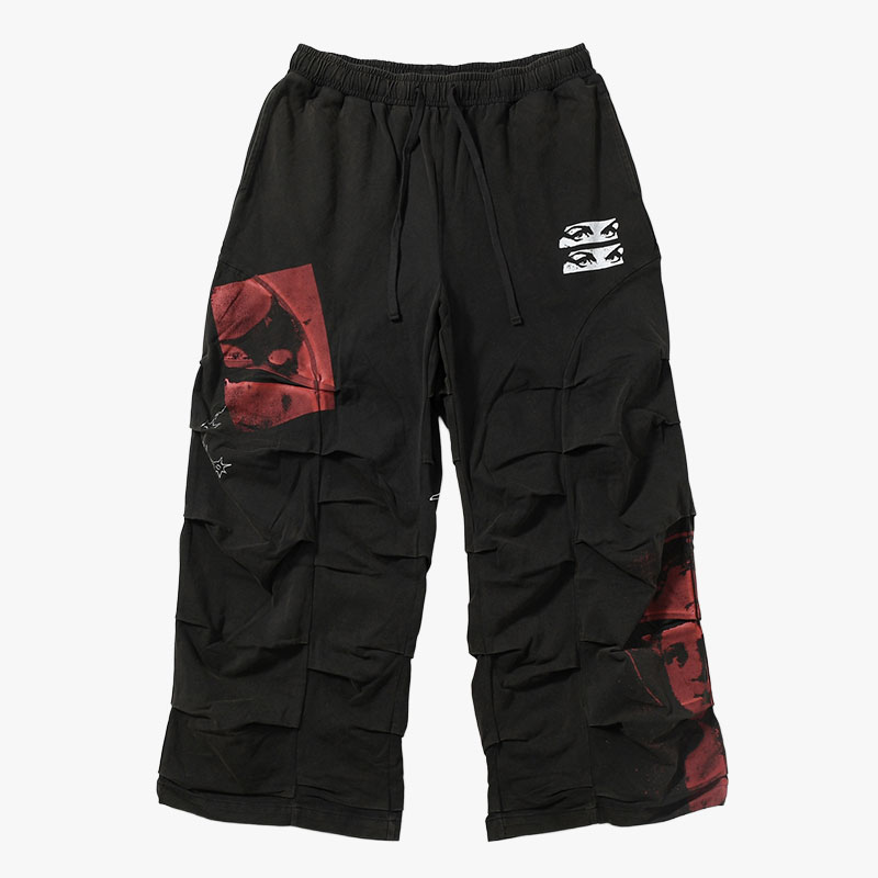 CELESTIAL EQUATOR EQUINOX PANTS -BLACK WASH-