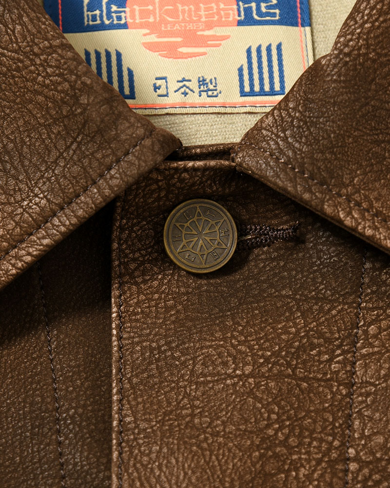 JACKET -BROWN-