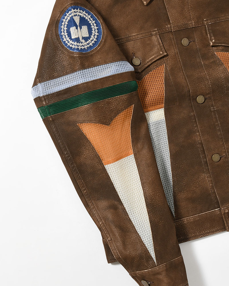 JACKET -BROWN-