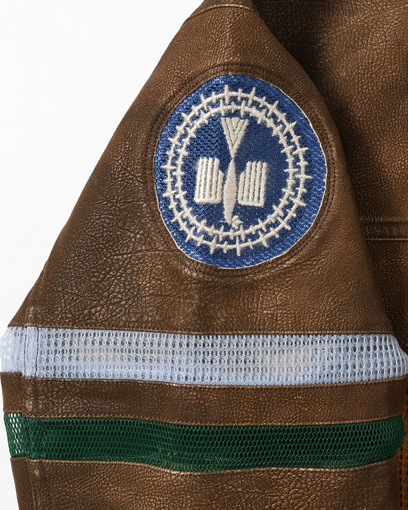 JACKET -BROWN-
