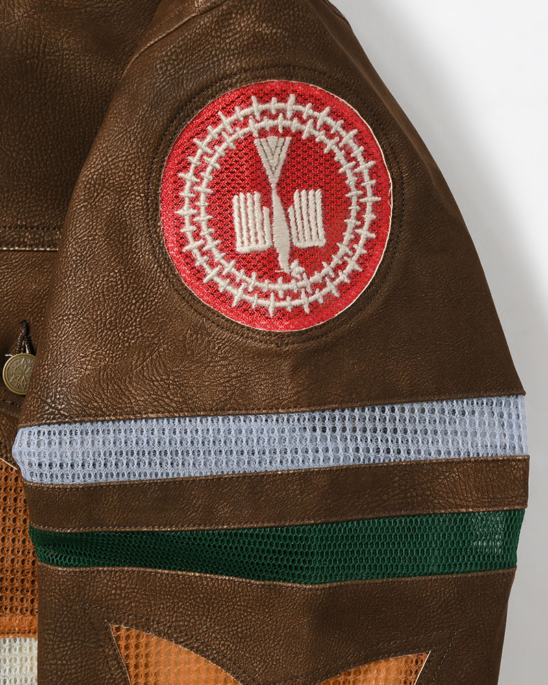 JACKET -BROWN-