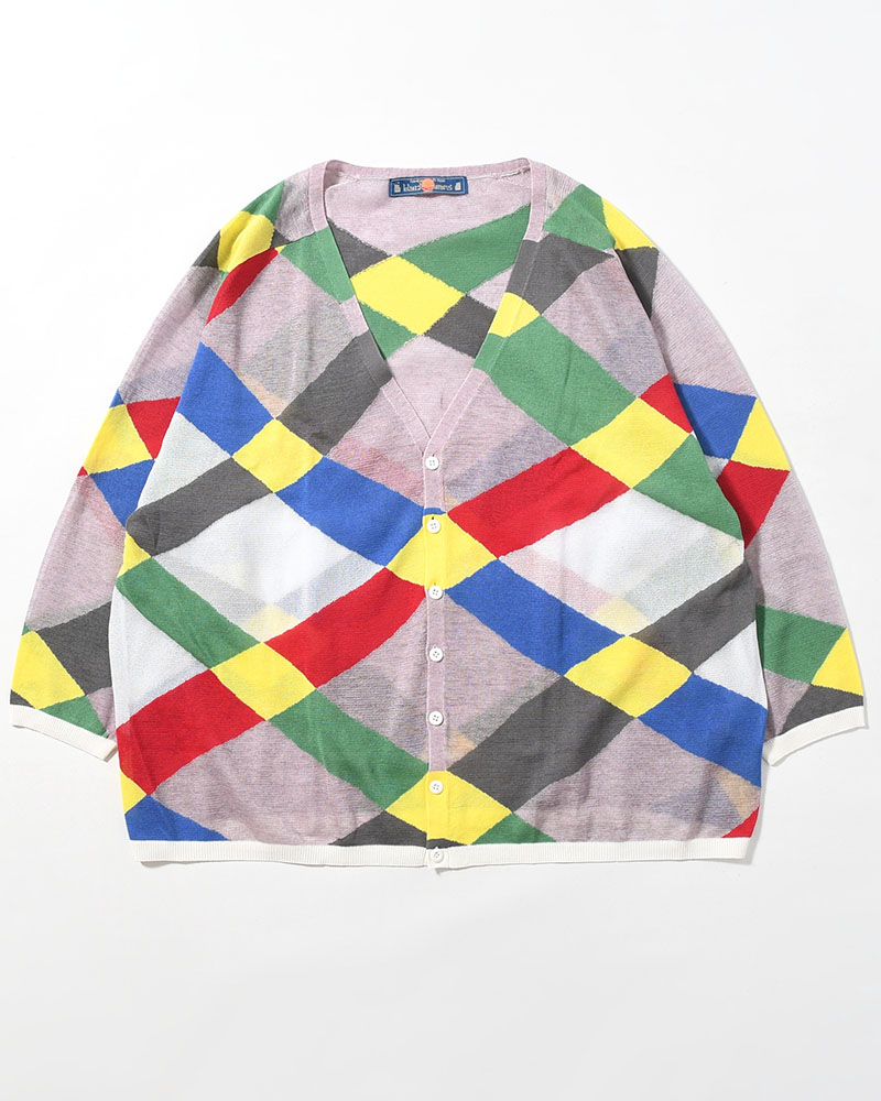 KNIT CARDIGAN -WHITE MIX-