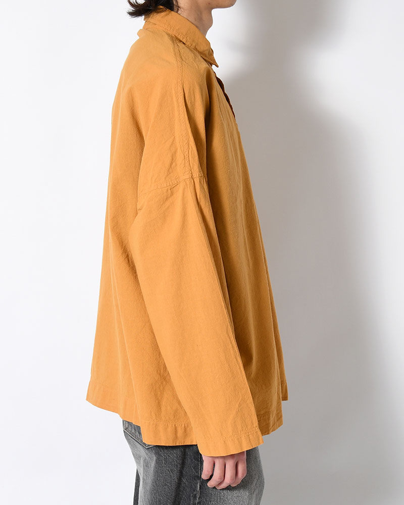 UNEVEN SQUARE SHIRT -GOLD-