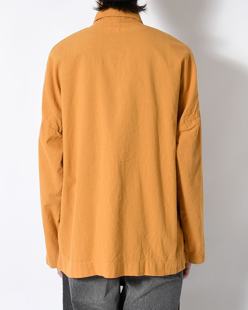 UNEVEN SQUARE SHIRT -GOLD-