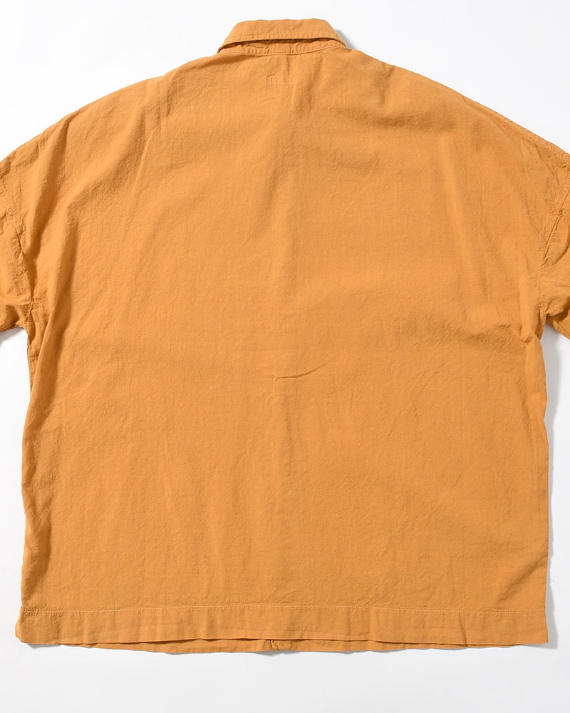 UNEVEN SQUARE SHIRT -GOLD-