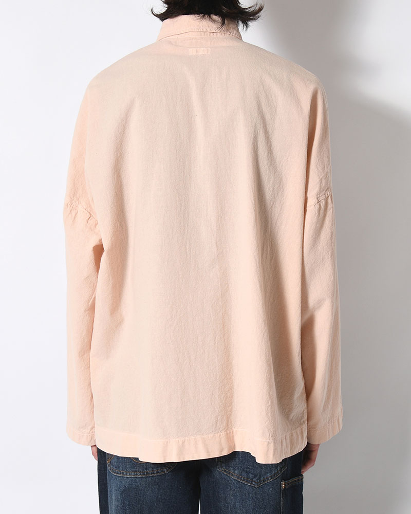 UNEVEN SQUARE SHIRT -PINK-