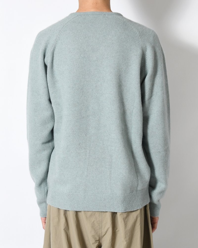 RACOON V-NECK KNIT -MINT-