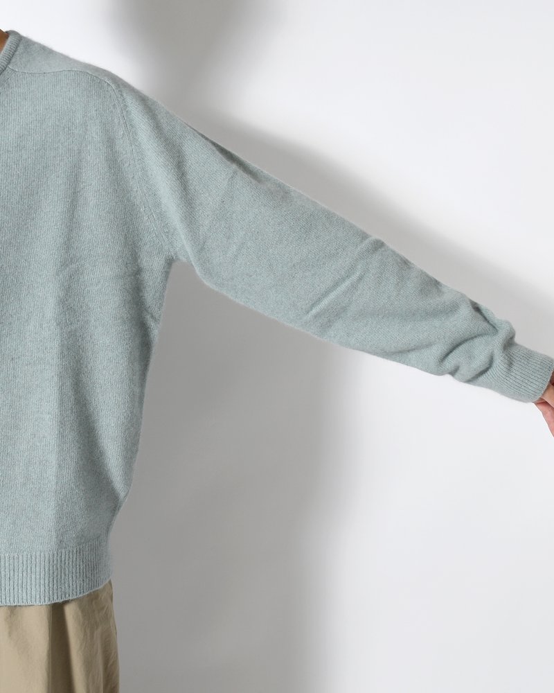 RACOON V-NECK KNIT -MINT-