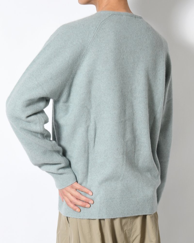 RACOON V-NECK KNIT -MINT-