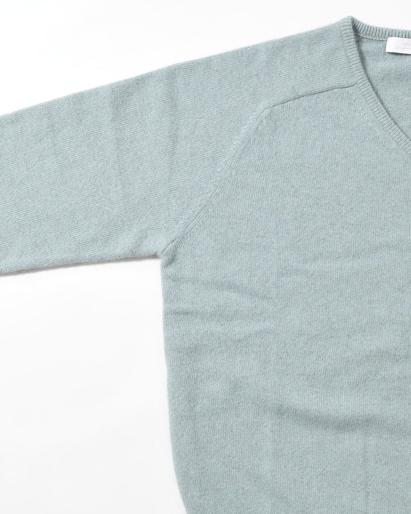 RACOON V-NECK KNIT -MINT-
