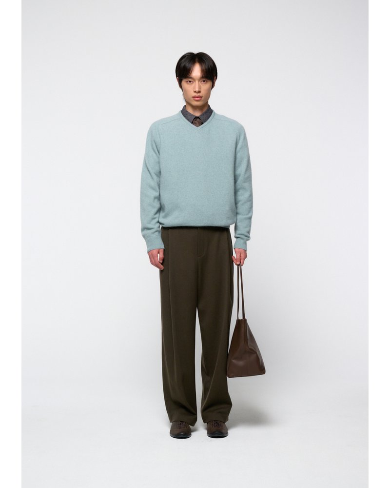 RACOON V-NECK KNIT -MINT-
