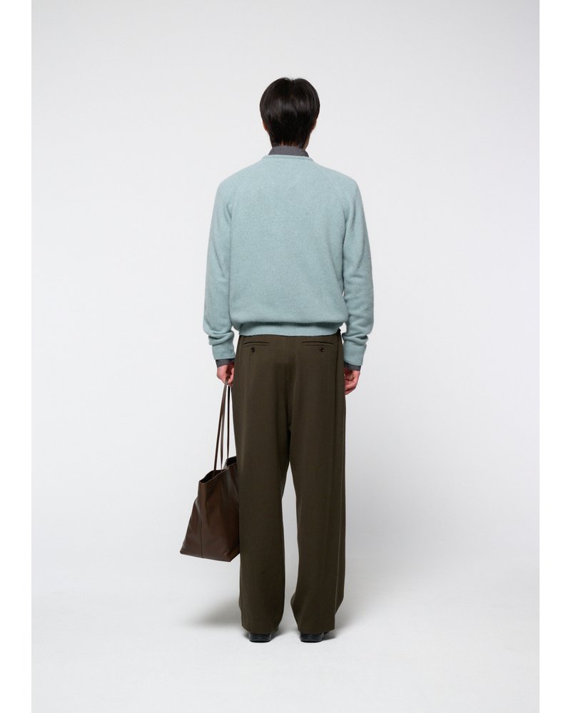 RACOON V-NECK KNIT -MINT-