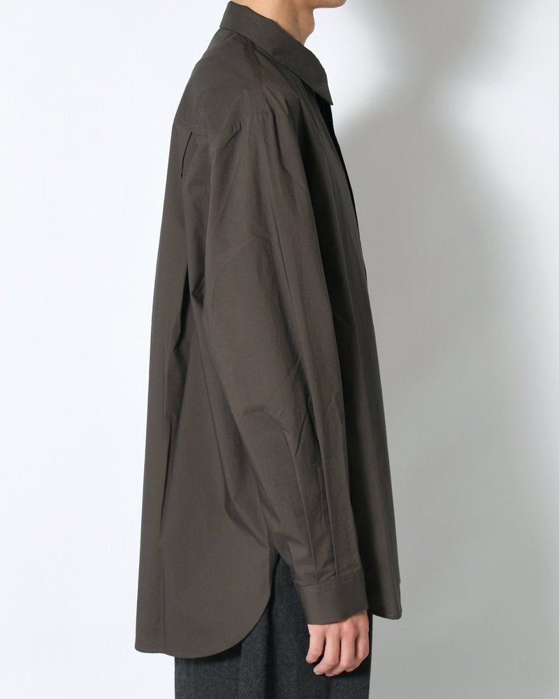 OVERSIZED SHIRT -GREY-