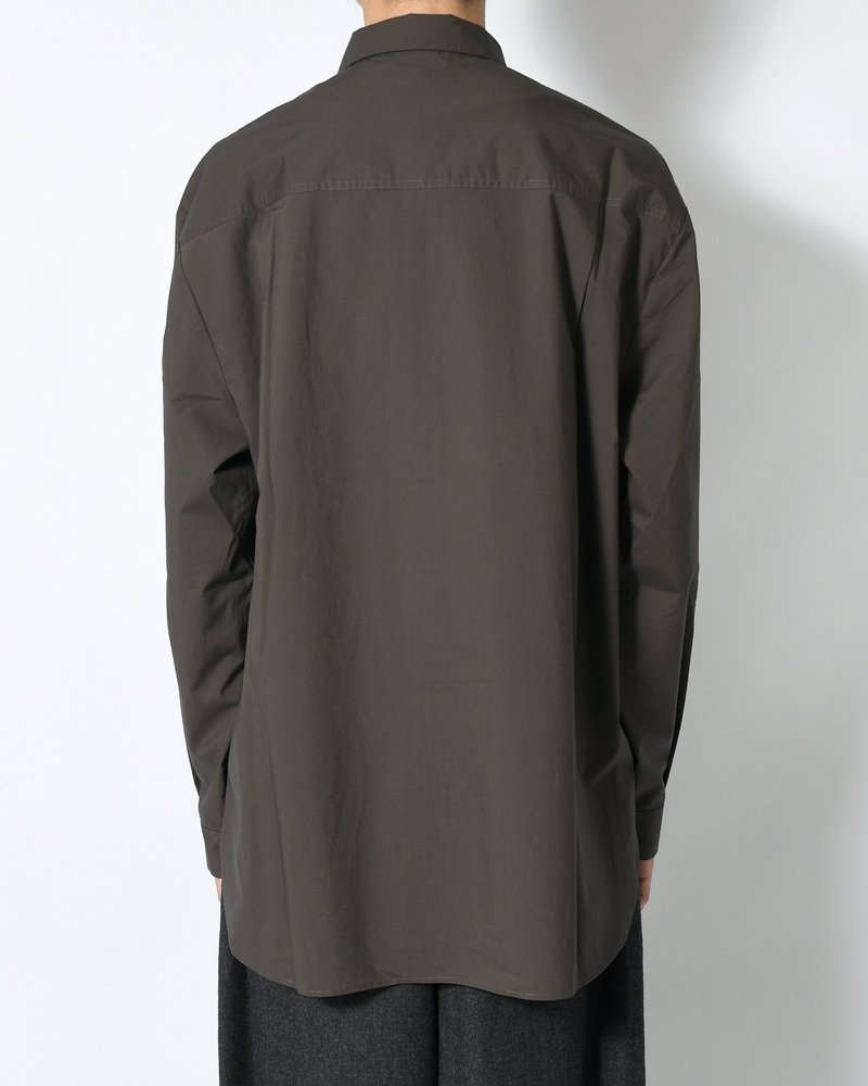 OVERSIZED SHIRT -GREY-