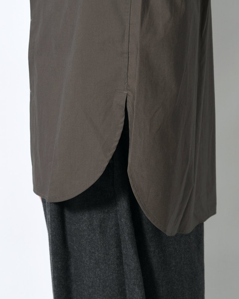 OVERSIZED SHIRT -GREY-
