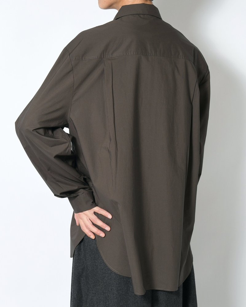 OVERSIZED SHIRT -GREY-