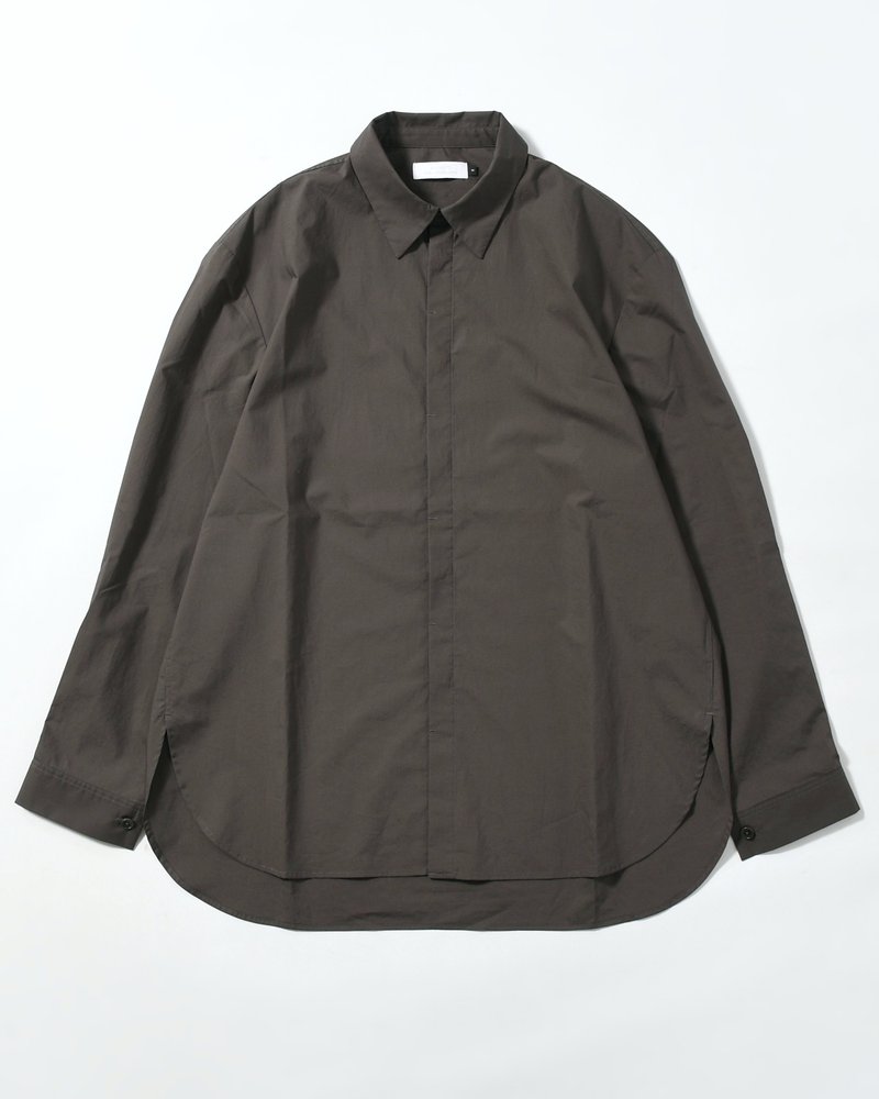 OVERSIZED SHIRT -GREY-