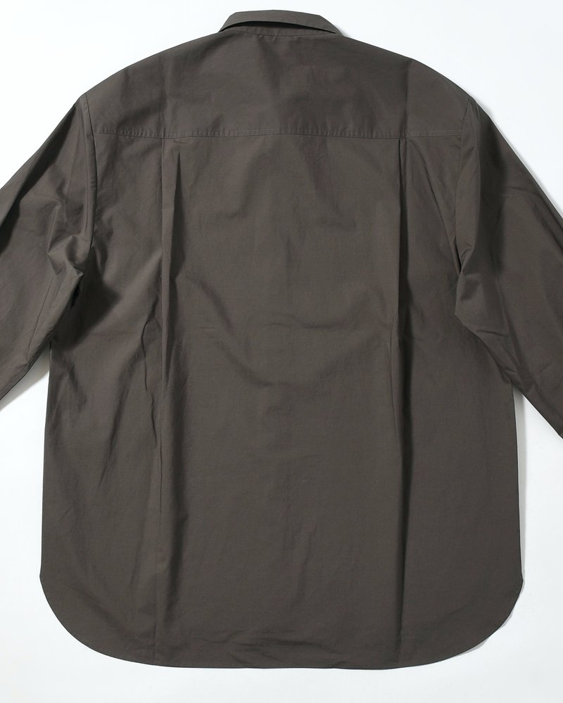 OVERSIZED SHIRT -GREY-