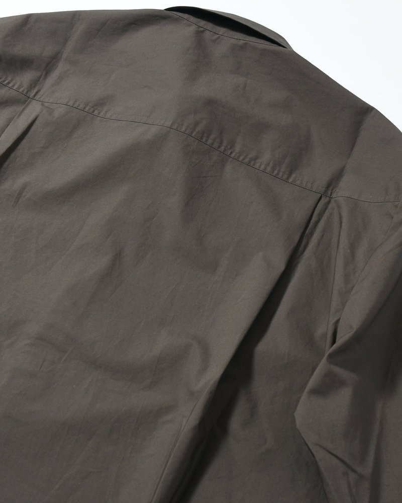 OVERSIZED SHIRT -GREY-