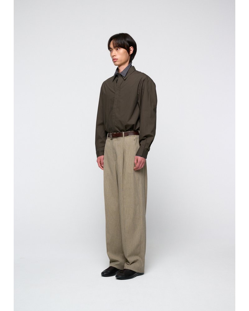 OVERSIZED SHIRT -GREY-